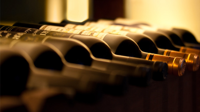 Garrafas de vinho