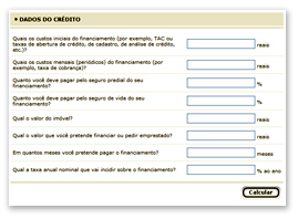 Calcule a TAEG do seu crédito imobiliário